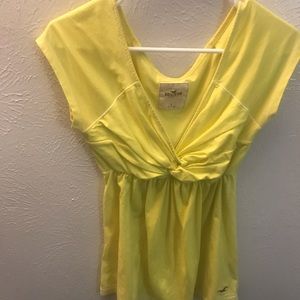 Yellow Baby doll style t shirt